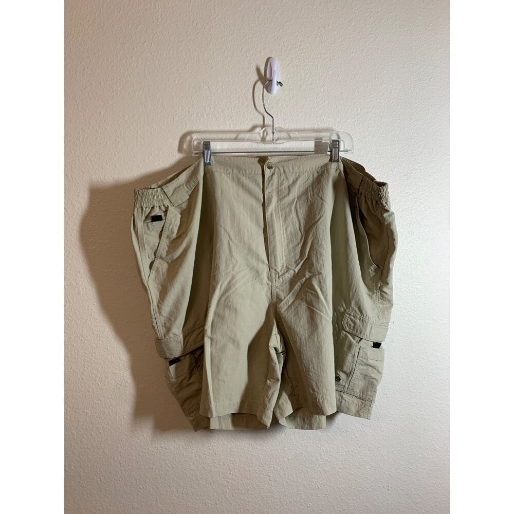 World Wide Sportsman Baitcast Nylon Shorts Mens Size 54 Beige AC4
